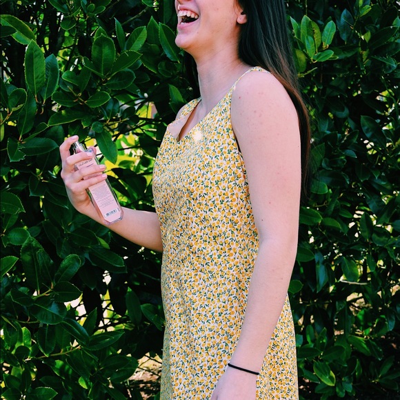 Yellow R&K Midi Dress - Picture 2 of 3